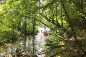 Paddlers on Alabama Scenic River Trail