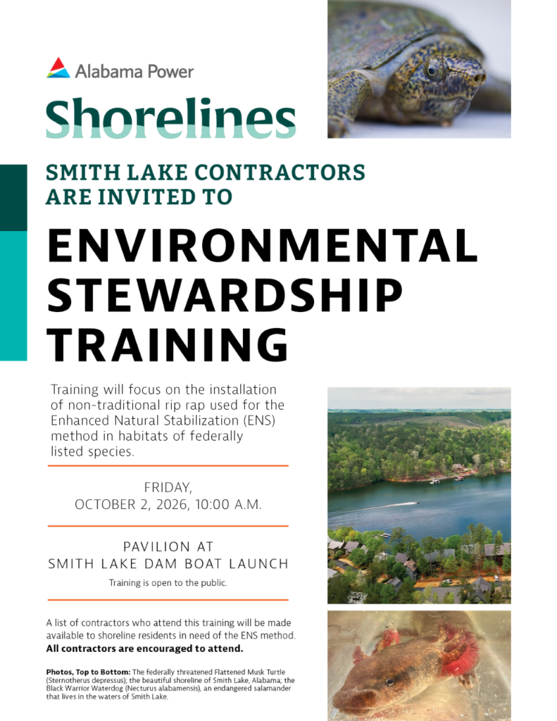 Smith Lake Contractor Training Flyer